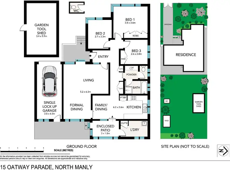 Floorplan of Homely house listing, 15 Oatway Parade, North Manly NSW 2100