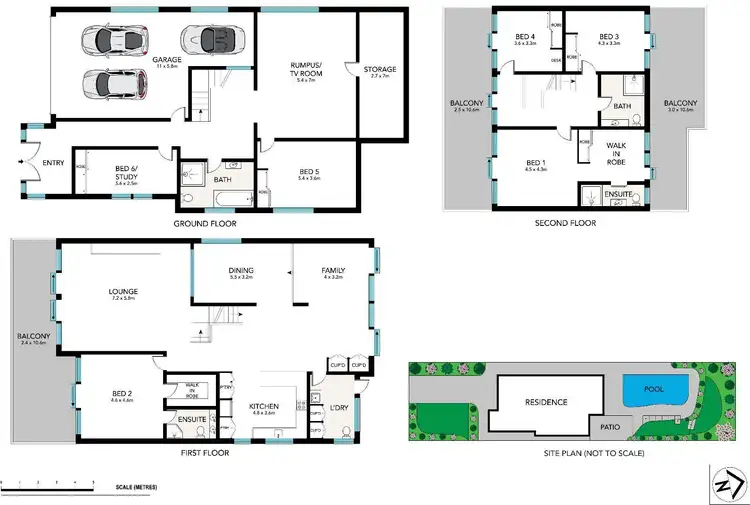 Floorplan of Homely house listing, 16 Jenner Street, Seaforth NSW 2092