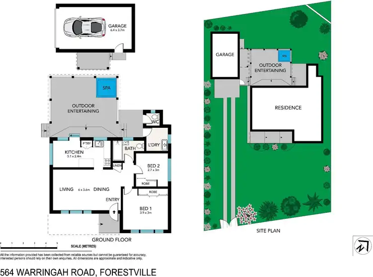 Floorplan of Homely house listing, 564 Warringah Road, Forestville NSW 2087