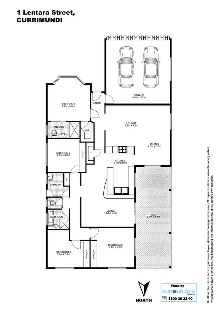 Floorplan of Homely house listing, 1 Lentara Street, Currimundi QLD 4551