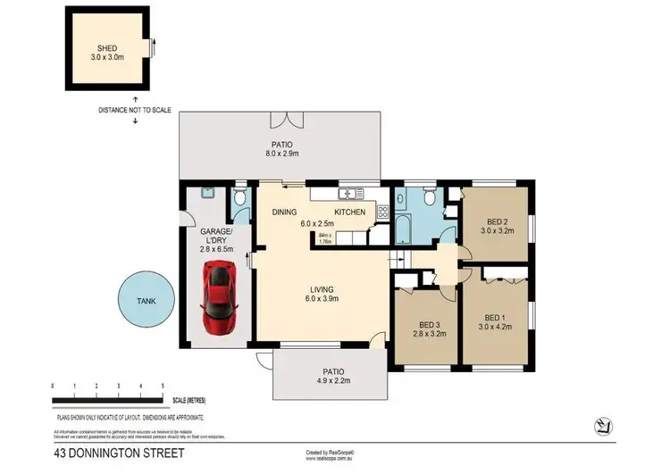 Floorplan of Homely house listing, 43 Donnington Street, Carindale QLD 4152