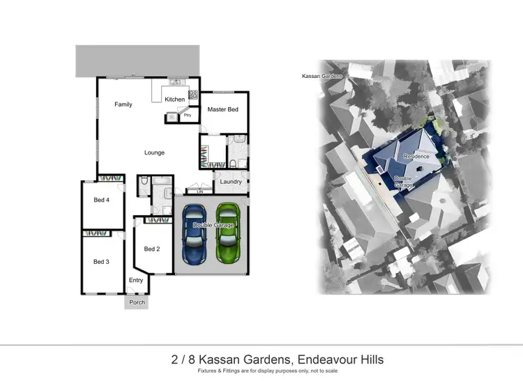 Floorplan of Homely unit listing, 2/8 Kassan Gardens, Endeavour Hills VIC 3802