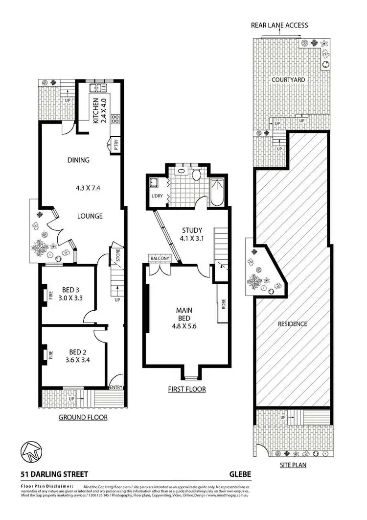 Floorplan of Homely house listing, 51 Darling Street, Glebe NSW 2037