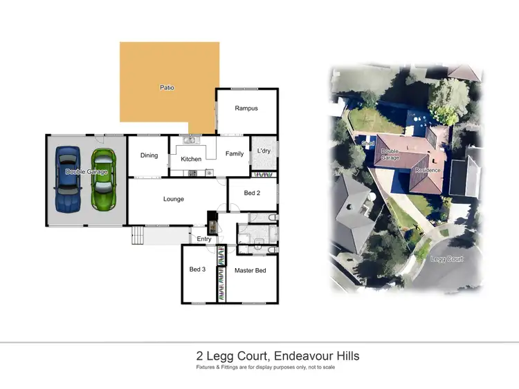 Floorplan of Homely house listing, 2 Legg Court, Endeavour Hills VIC 3802
