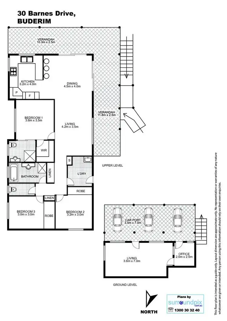 Floorplan of Homely house listing, 30 Barnes Drive, Buderim QLD 4556