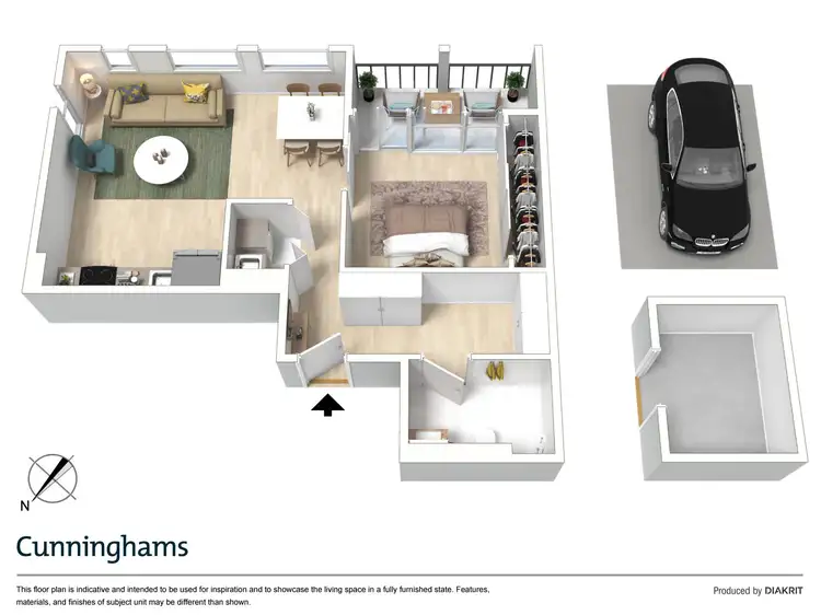 Floorplan of Homely apartment listing, W402/8-28 The Corso, Manly NSW 2095