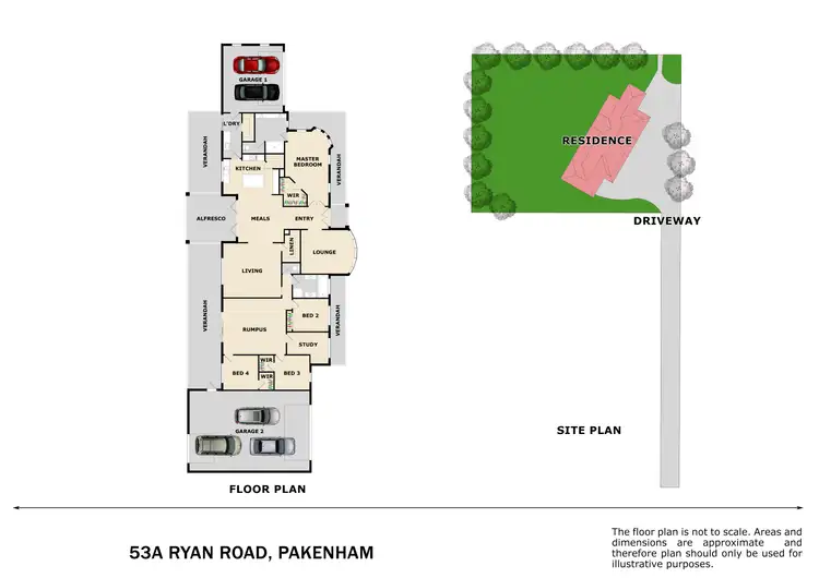 Floorplan of Homely house listing, 53A Ryan Road, Pakenham VIC 3810