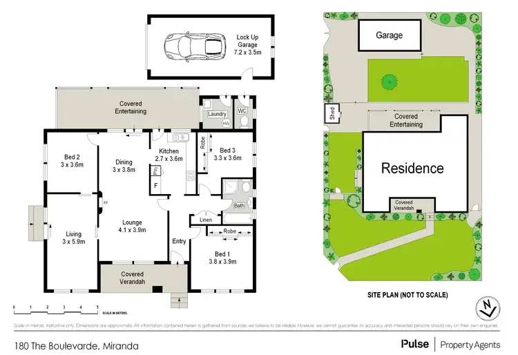 Floorplan of Homely house listing, 180 The Boulevarde, Miranda NSW 2228