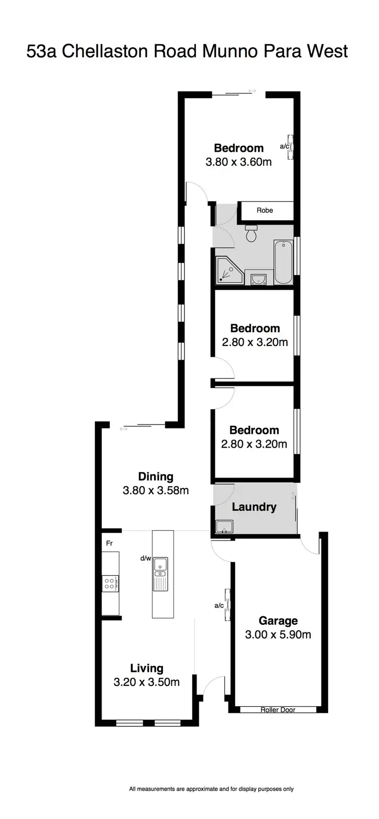 Floorplan of Homely house listing, 53a Chellaston Road, Munno Para West SA 5115