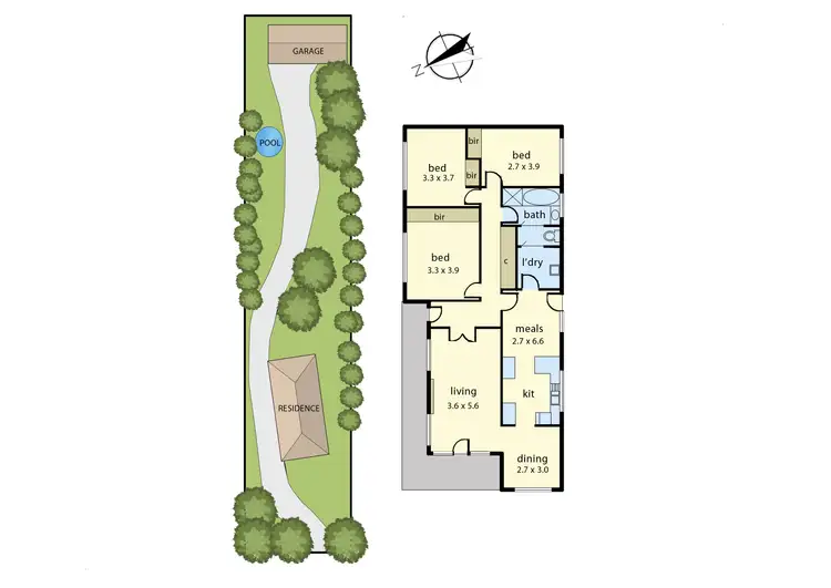 Floorplan of Homely house listing, 38 Bayview Road, Officer VIC 3809