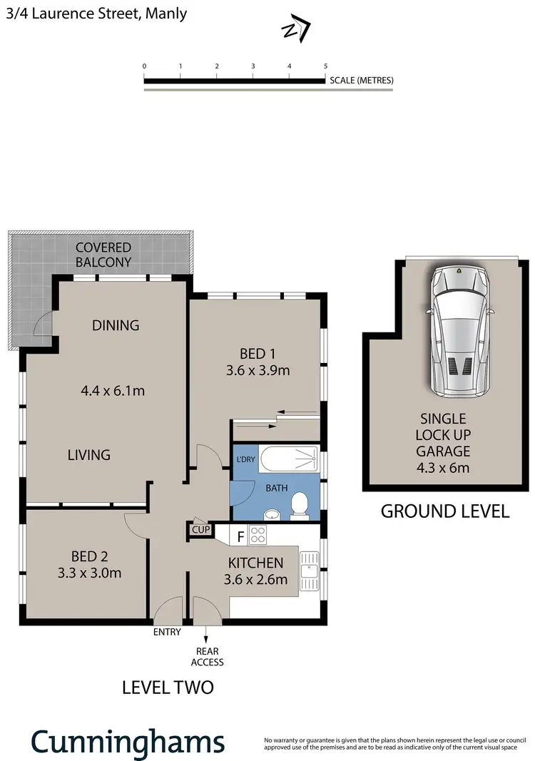 Floorplan of Homely apartment listing, 3/4 Laurence Street, Manly NSW 2095