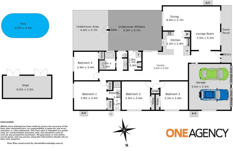 Floorplan of Homely house listing, 9 Boyd Place, Barden Ridge NSW 2234
