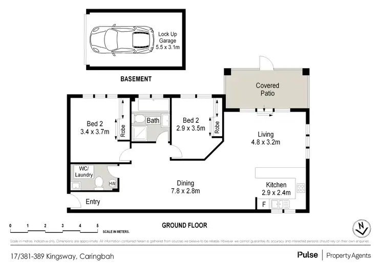 Floorplan of Homely apartment listing, 17/381-389 Kingsway, Caringbah NSW 2229