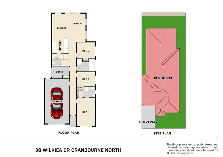 Floorplan of Homely house listing, 38 Wilkiea Crescent, Cranbourne North VIC 3977