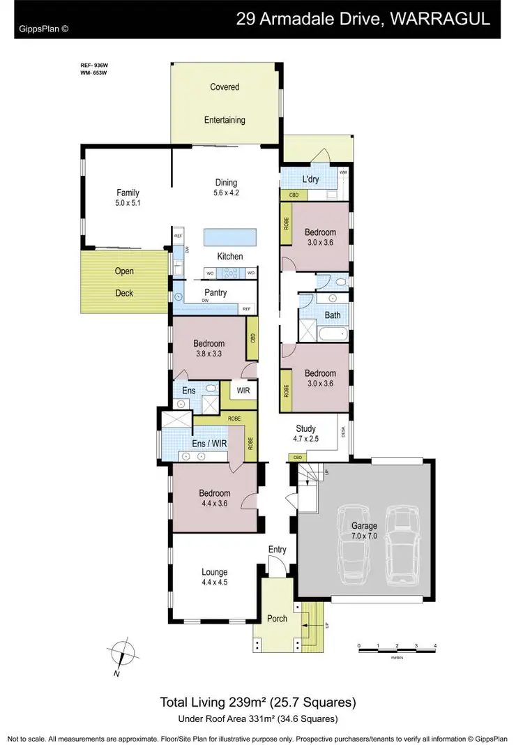 Floorplan of Homely house listing, 29 Armadale Drive, Warragul VIC 3820