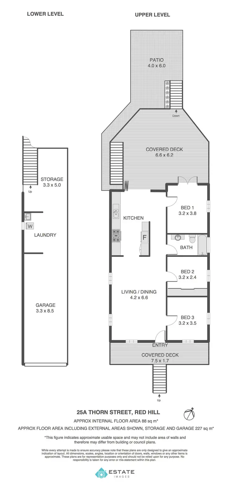 Floorplan of Homely house listing, 25A Thorn Street, Red Hill QLD 4059
