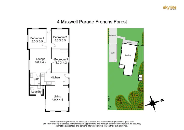 Floorplan of Homely house listing, 4 Maxwell Parade, Frenchs Forest NSW 2086