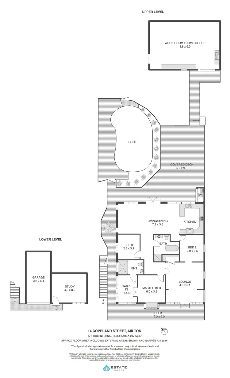 Floorplan of Homely house listing, 14 Copeland Street, Milton QLD 4064