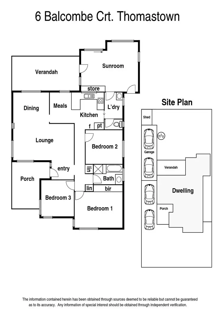 Floorplan of Homely house listing, 6 Balcombe Court, Thomastown VIC 3074