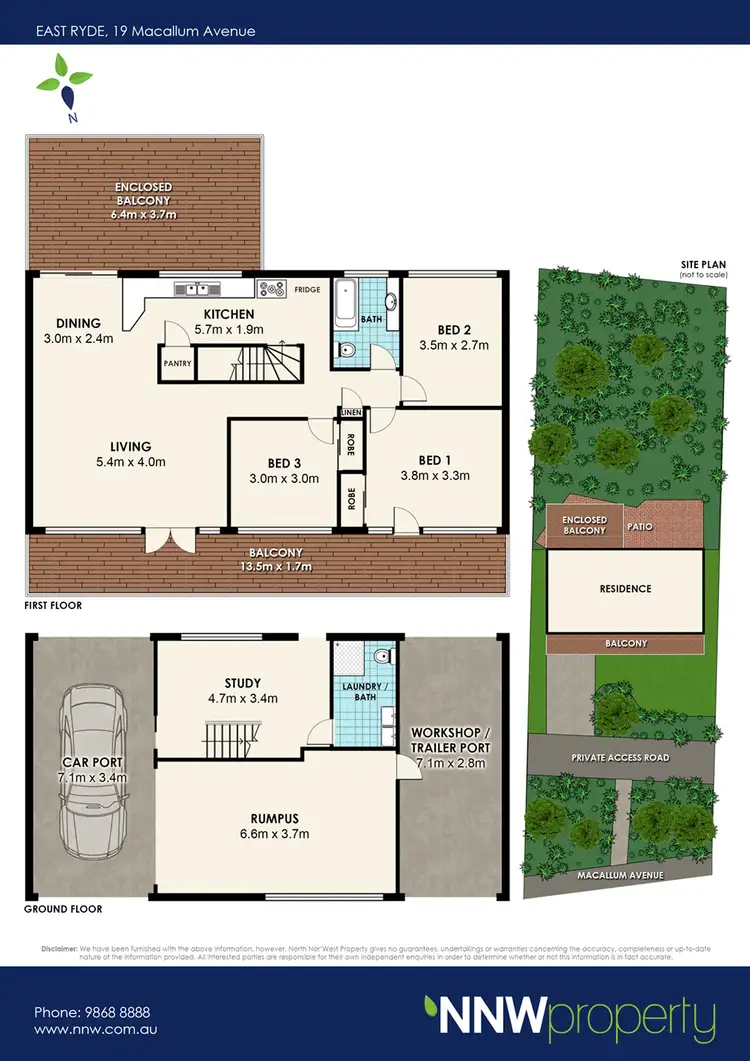 Floorplan of Homely house listing, 19 McCallum Avenue, East Ryde NSW 2113