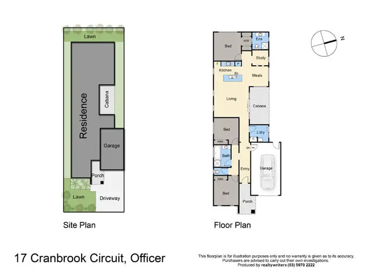 Floorplan of Homely house listing, 17 Cranbrook Circuit, Officer VIC 3809