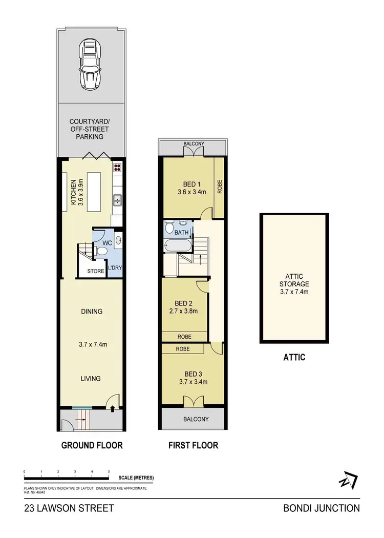 Floorplan of Homely house listing, 23 Lawson Street, Bondi Junction NSW 2022