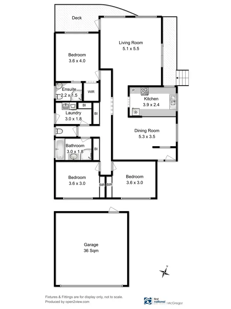 Floorplan of Homely house listing, 127 Oakdowns Parade, Oakdowns TAS 7019