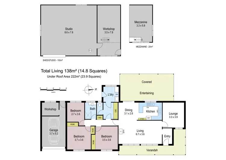 Floorplan of Homely house listing, 555 Main Jindivick Road, Jindivick VIC 3818