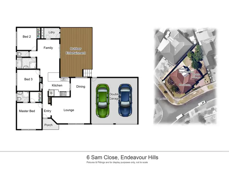 Floorplan of Homely house listing, 6 Sam Close, Endeavour Hills VIC 3802