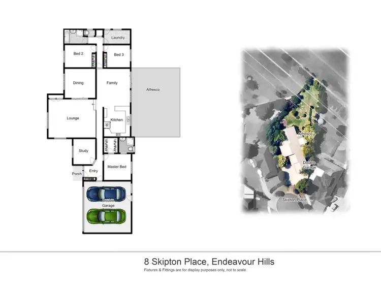 Floorplan of Homely house listing, 8 Skipton Place, Endeavour Hills VIC 3802