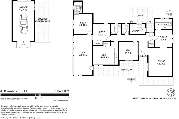 Floorplan of Homely house listing, 8 Brinawarr Street, Bomaderry NSW 2541