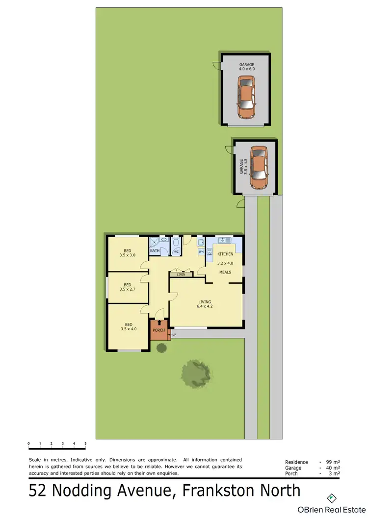 Floorplan of Homely house listing, 52 Nodding Avenue, Frankston North VIC 3200
