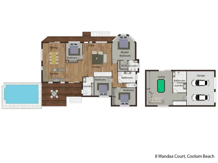 Floorplan of Homely house listing, 8 Wandaa Court, Coolum Beach QLD 4573