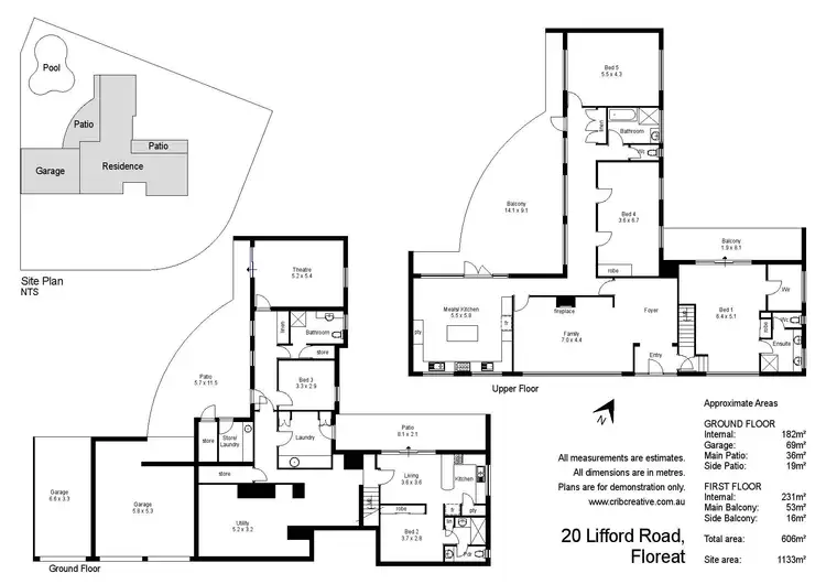 Floorplan of Homely house listing, 20 Lifford Road, Floreat WA 6014
