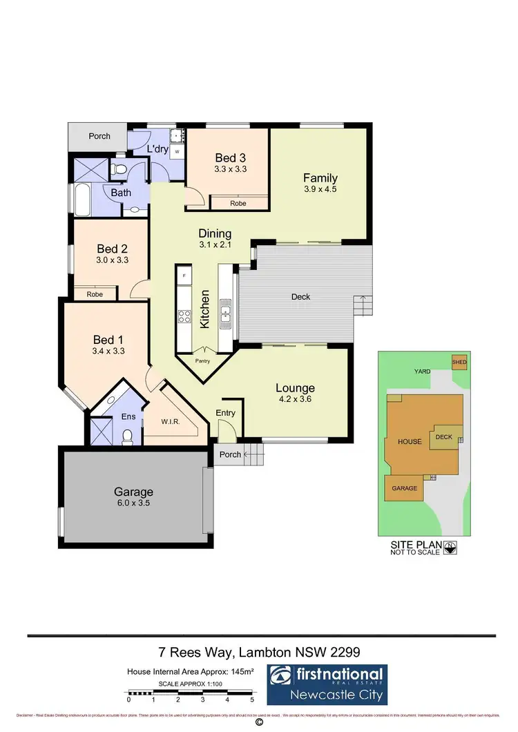 Floorplan of Homely house listing, 7 Rees Way, Lambton NSW 2299