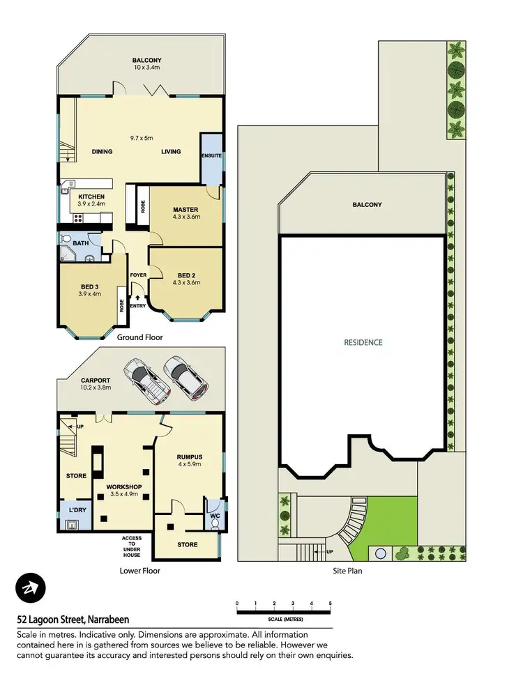 Floorplan of Homely house listing, 52 Lagoon Street, Narrabeen NSW 2101