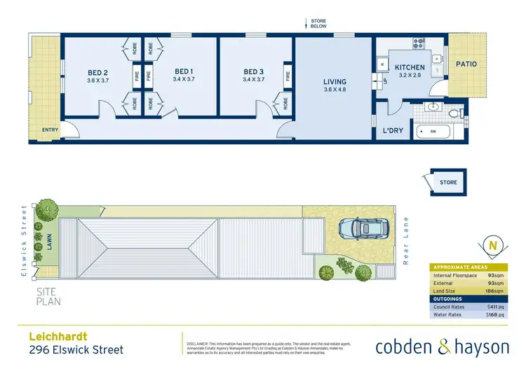 Floorplan of Homely house listing, 296 Elswick Street, Leichhardt NSW 2040