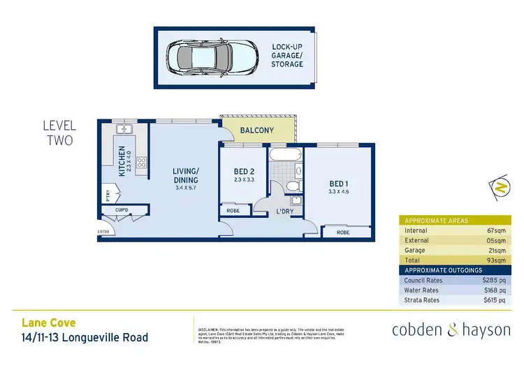 Floorplan of Homely unit listing, 14/11-13 Longueville Road, Lane Cove NSW 2066