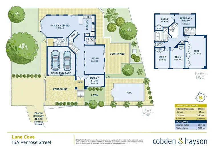 Floorplan of Homely house listing, 15a Penrose Street, Lane Cove NSW 2066
