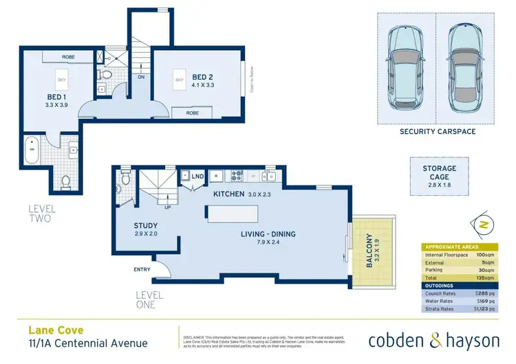 Floorplan of Homely apartment listing, 11/1a Centennial Avenue, Lane Cove NSW 2066