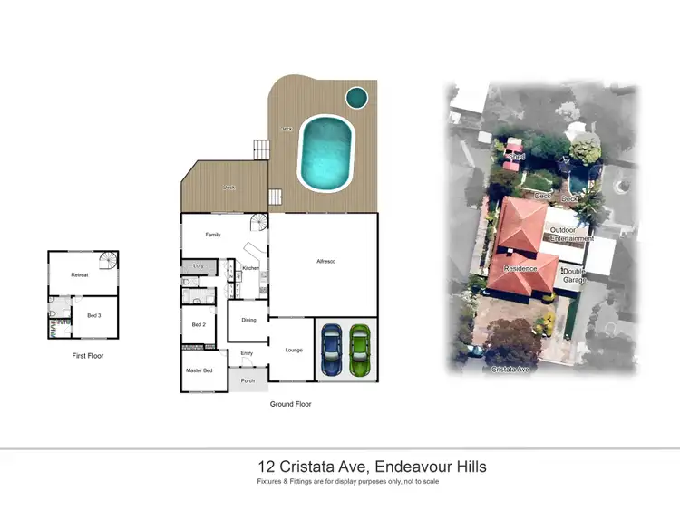 Floorplan of Homely house listing, 12 Cristata Avenue, Endeavour Hills VIC 3802