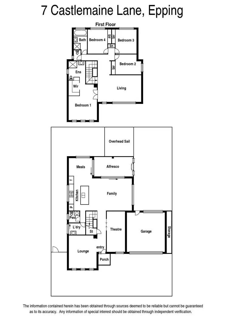 Floorplan of Homely house listing, 7 Castlemaine Lane, Epping VIC 3076