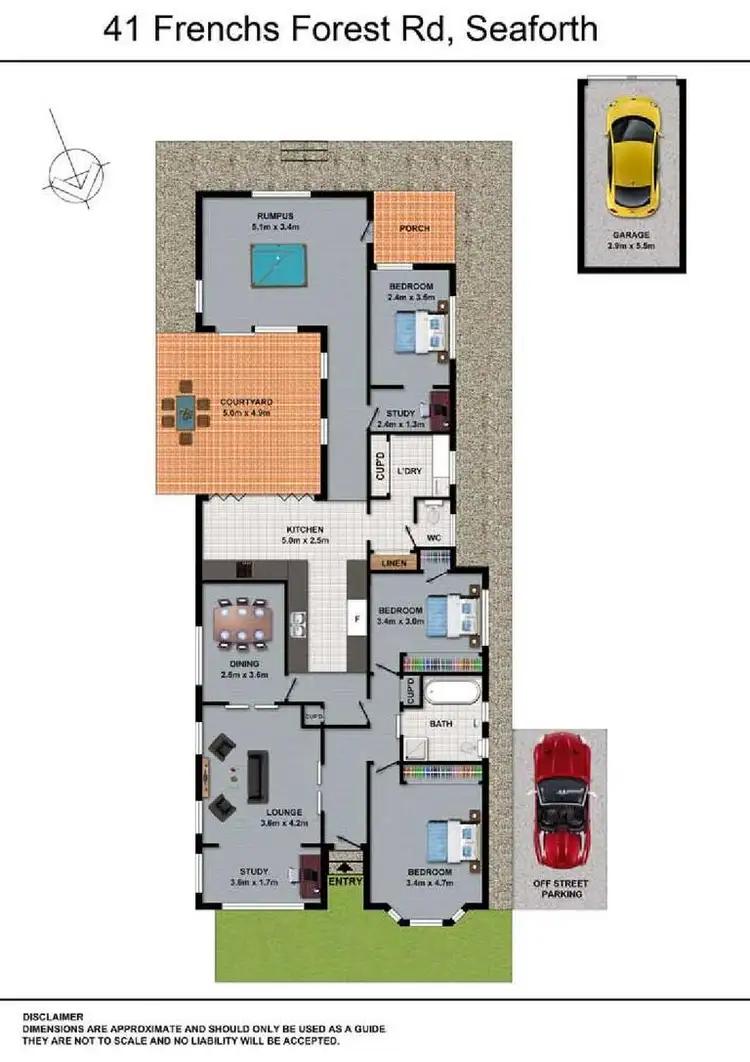 Floorplan of Homely house listing, 41 Frenchs Forest Road, Seaforth NSW 2092