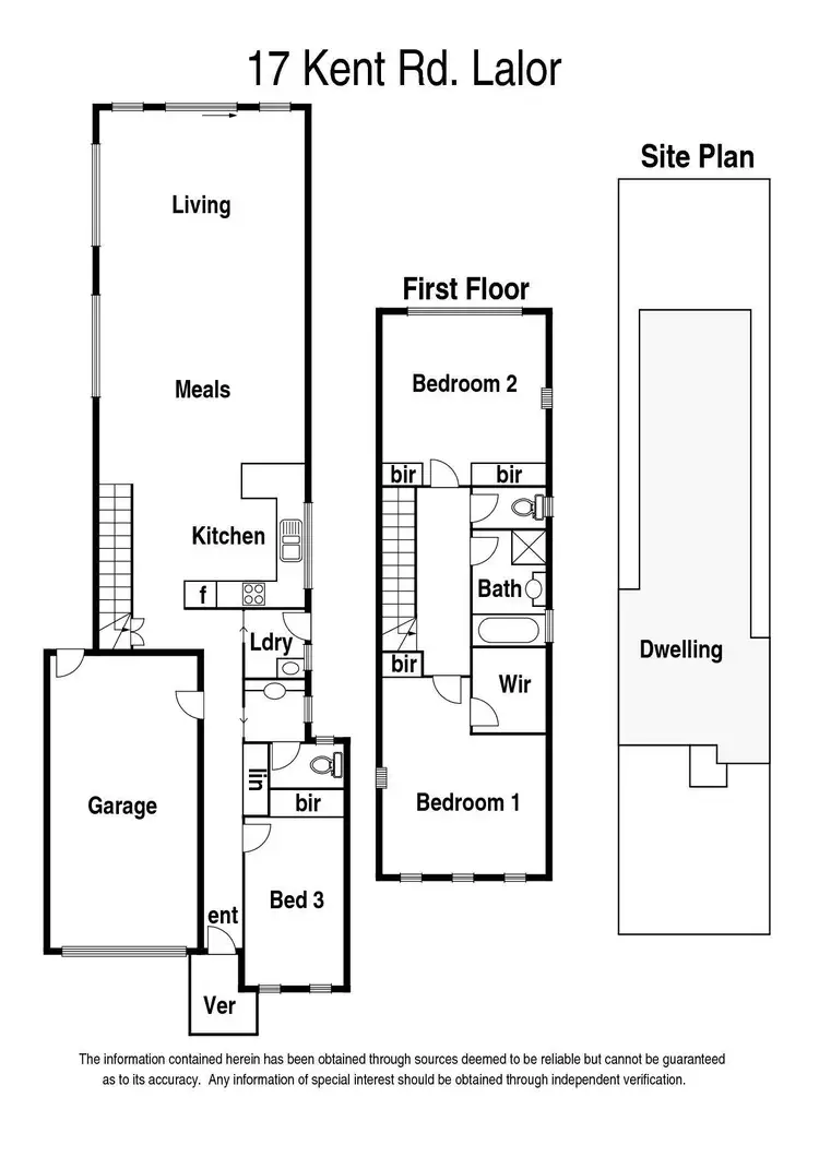 Floorplan of Homely townhouse listing, 17 Kent Road, Lalor VIC 3075