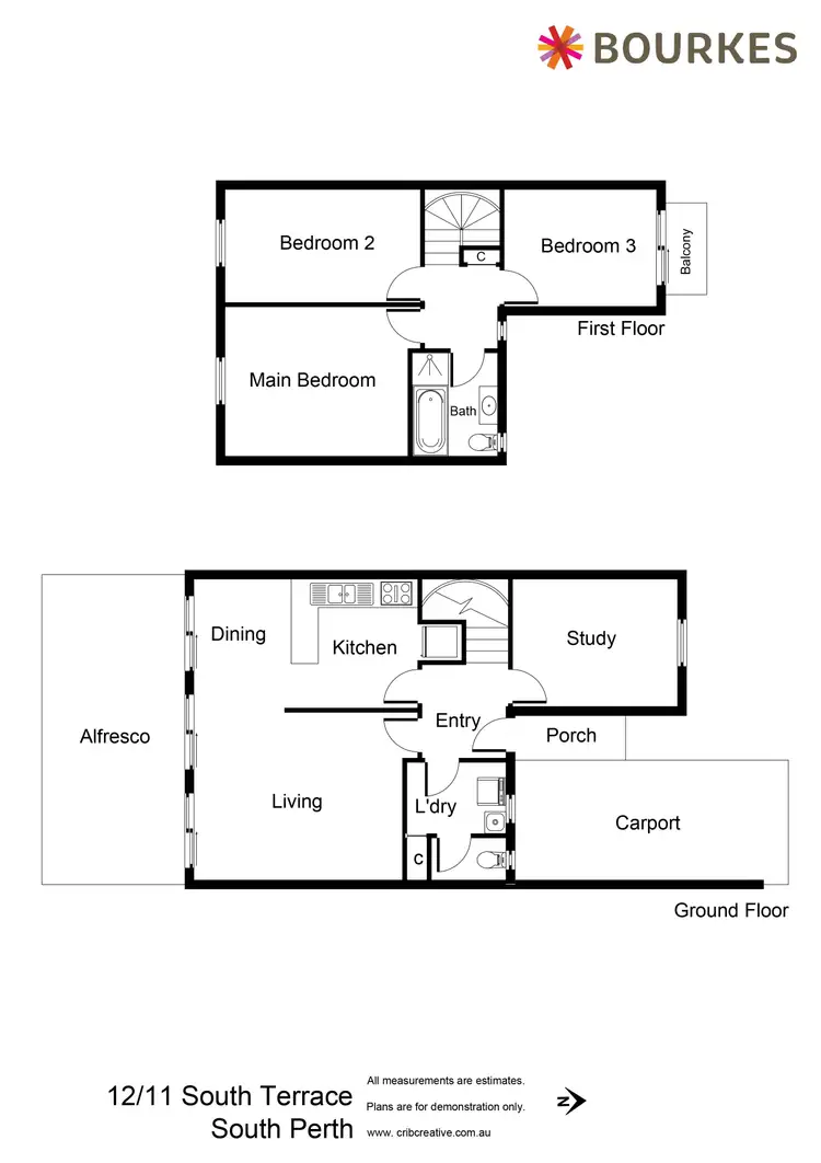 Floorplan of Homely apartment listing, 5/35 Mill Point Road, South Perth WA 6151