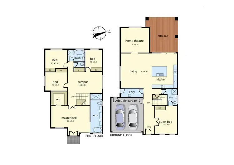 Floorplan of Homely house listing, 75 Sheldon Drive, Berwick VIC 3806