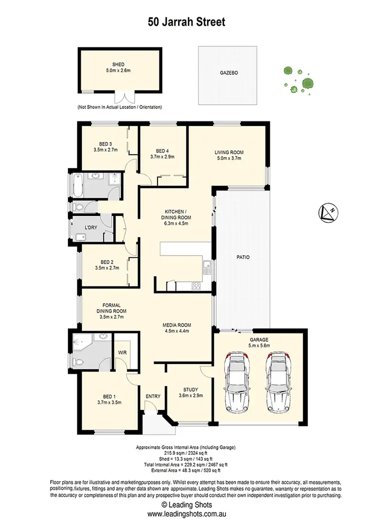 Floorplan of Homely house listing, 50 Jarrah Street, Moggill QLD 4070