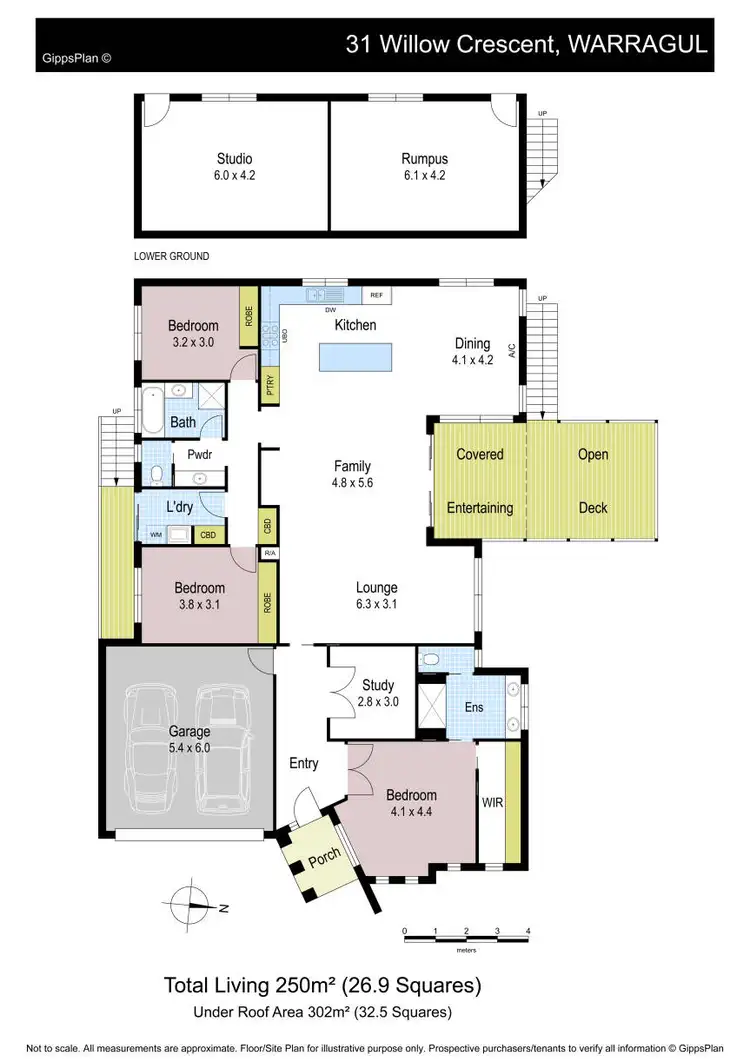 Floorplan of Homely house listing, 31 Willow Crescent, Warragul VIC 3820