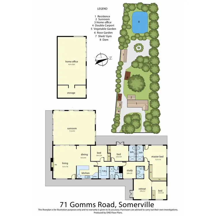 Floorplan of Homely house listing, 71 Gomms Road, Somerville VIC 3912