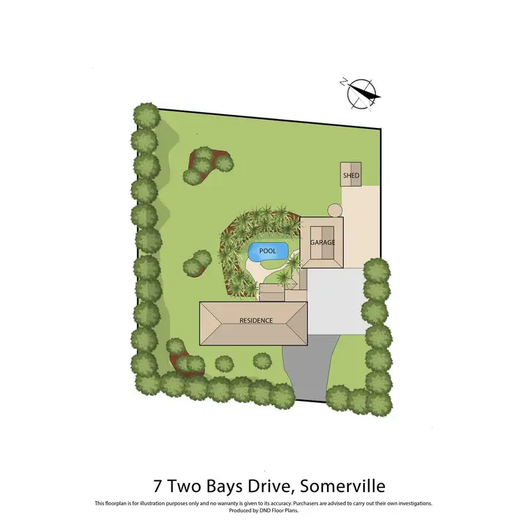 Floorplan of Homely house listing, 7 Two Bays Drive, Somerville VIC 3912